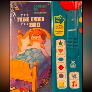 Golden Books Sounds by Me The Thing Under The Bed Recordable *Rare* Collectible